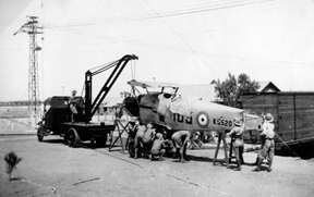 211 Squadron unloading