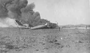 Blenheim accident Wadi Gazouza 1941 41C06