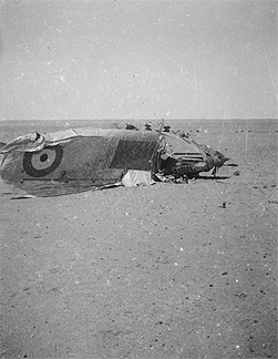 Campbell 8 Audax desert mishap