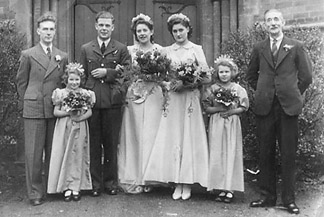 George Ann  wedding 16 Feb 46 