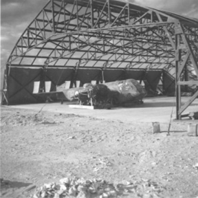 45 Sqdn damaged Bristol Blenheim