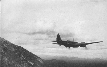 Bristol Blenheim I striking north